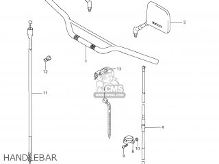 HANDLEBAR - DR200SE 2013 (L3) USA (E03)
