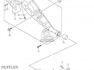 MUFFLER - DR200SE 2013 (L3) USA (E03)