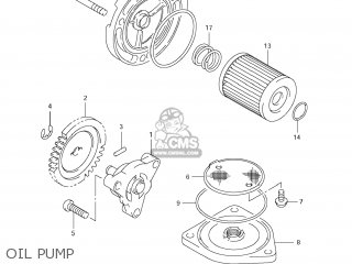 OIL PUMP - DR200SE 2013 (L3) USA (E03)
