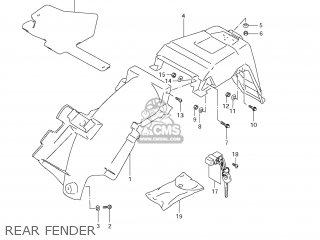 REAR FENDER - DR200SE 2013 (L3) USA (E03)