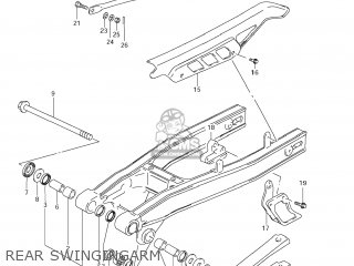 REAR SWINGINGARM - DR200SE 2013 (L3) USA (E03)