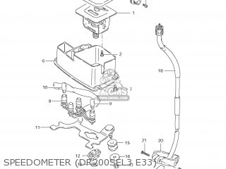 SPEEDOMETER (DR200SEL3 E33) - DR200SE 2013 (L3) USA (E03)