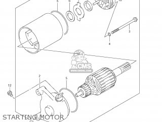 STARTING MOTOR - DR200SE 2013 (L3) USA (E03)