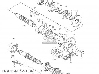 TRANSMISSION - DR200SE 2013 (L3) USA (E03)