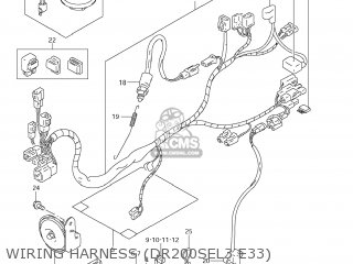 WIRING HARNESS (DR200SEL3 E33) - DR200SE 2013 (L3) USA (E03)