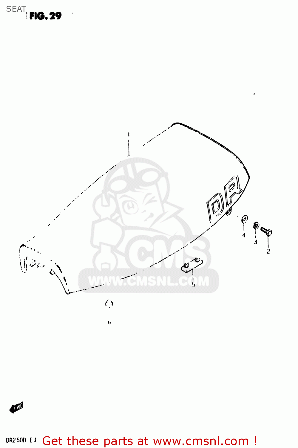 SEAT DR250 1982 (Z) USA (E03)