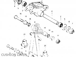 CUSHION LEVER - DR250 1982 (Z) USA (E03)