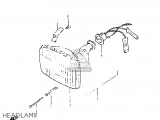 HEADLAMP - DR250 1982 (Z) USA (E03)