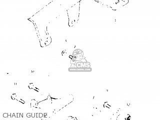 CHAIN GUIDE - DR250 1983 (D) USA (E03)