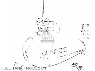 FUEL TANK (MODEL D) - DR250 1983 (D) USA (E03)