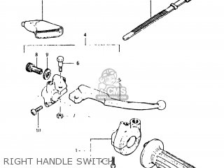 RIGHT HANDLE SWITCH - DR250 1983 (D) USA (E03)