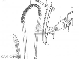CAM CHAIN - DR250 1985 (F) USA (E03)