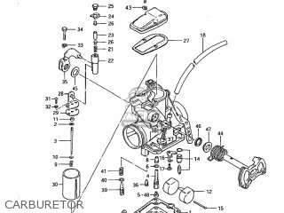 CARBURETOR - DR250 1985 (F) USA (E03)