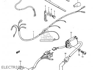 ELECTRICAL - DR250 1985 (F) USA (E03)