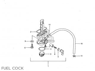 FUEL COCK - DR250 1985 (F) USA (E03)