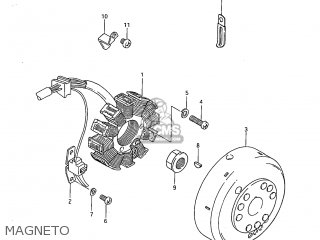 MAGNETO - DR250 1985 (F) USA (E03)