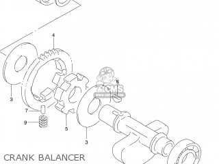 CRANK BALANCER - DR250 1990 (L) USA (E03)