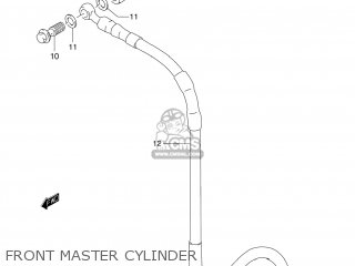 FRONT MASTER CYLINDER - DR250 1990 (L) USA (E03)