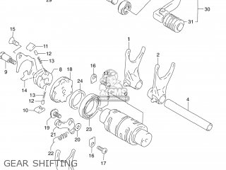 GEAR SHIFTING - DR250 1990 (L) USA (E03)