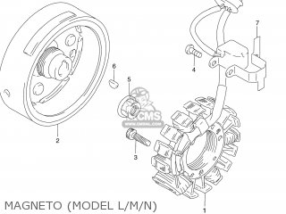 MAGNETO (MODEL L/M/N) - DR250 1990 (L) USA (E03)