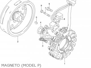 MAGNETO (MODEL P) - DR250 1991 (M) USA (E03)