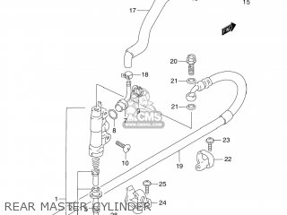 REAR MASTER CYLINDER - DR250 1991 (M) USA (E03)