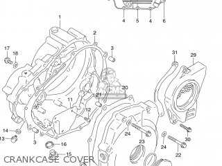 CRANKCASE COVER - DR250 1992 (N) USA (E03)