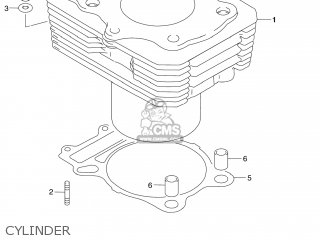 CYLINDER - DR250 1992 (N) USA (E03)