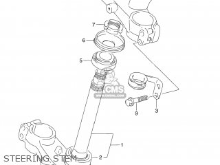 STEERING STEM - DR250 1992 (N) USA (E03)