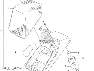 TAIL LAMP - DR250 1992 (N) USA (E03)