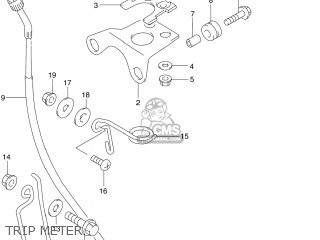 TRIP METER - DR250 1992 (N) USA (E03)
