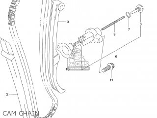 CAM CHAIN - DR250 1993 (P) USA (E03)
