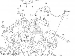 CRANKCASE - DR250 1993 (P) USA (E03)