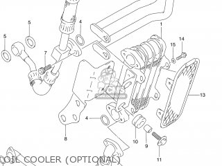 OIL COOLER (OPTIONAL) - DR250 1993 (P) USA (E03)