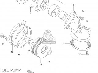 OIL PUMP - DR250 1993 (P) USA (E03)