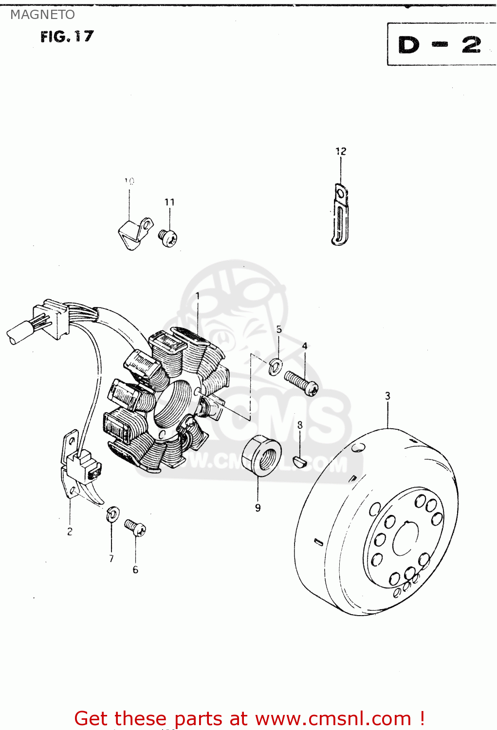 MAGNETO DR250S 1982 (Z)