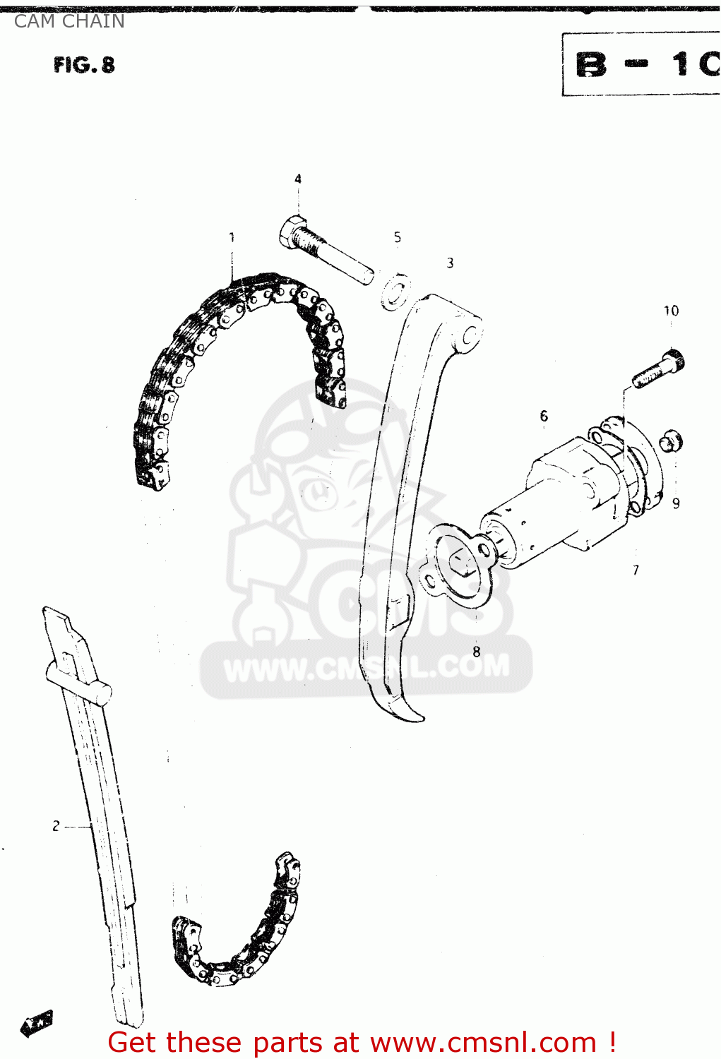 CAM CHAIN DR250S 1982 (Z)