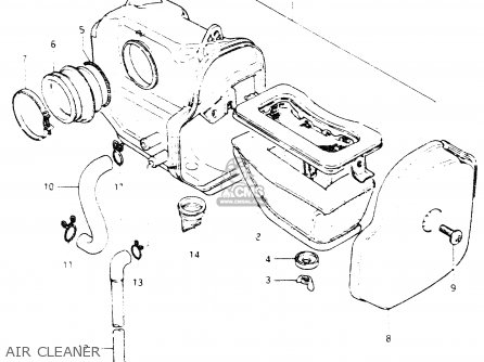 AIR CLEANER - DR250S 1982 (Z)
