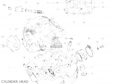 CYLINDER HEAD - DR250S 1982 (Z)