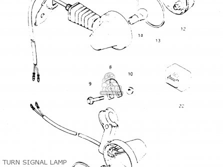 TURN SIGNAL LAMP - DR250S 1982 (Z)