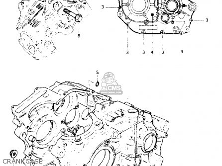 CRANKCASE - DR250S 1982 (Z)