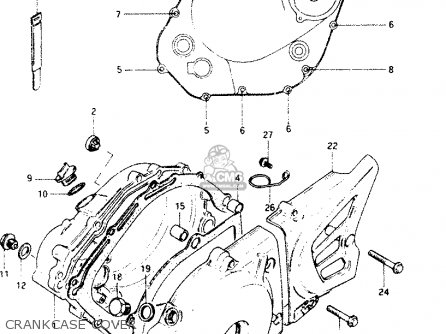 CRANKCASE COVER - DR250S 1982 (Z)