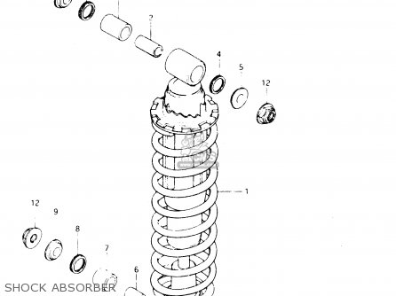 SHOCK ABSORBER - DR250S 1982 (Z)