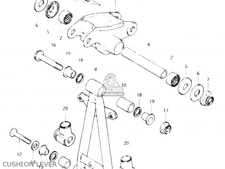 CUSHION LEVER - DR250S 1982 (Z)