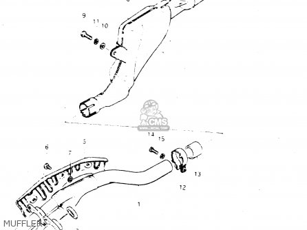 MUFFLER - DR250S 1983 (D)
