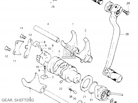 GEAR SHIFTING - DR250S 1983 (D)