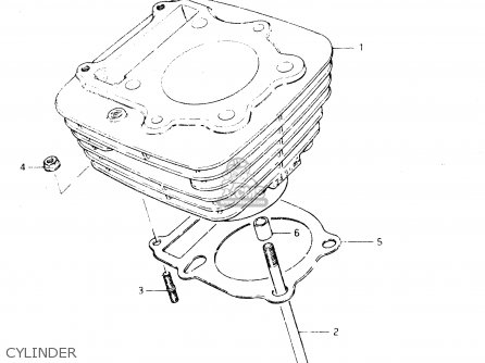 CYLINDER - DR250S 1983 (D)