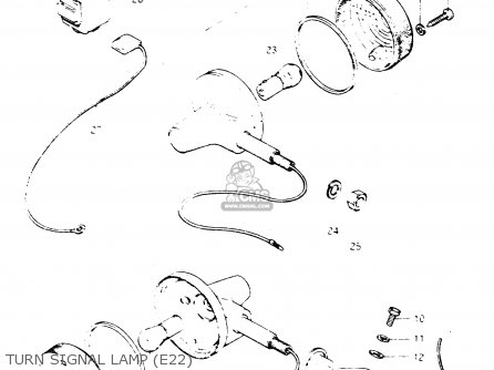 TURN SIGNAL LAMP (E22) - DR250S 1983 (D)