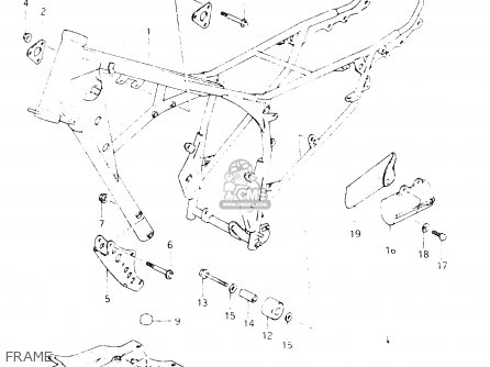 FRAME - DR250S 1983 (D)
