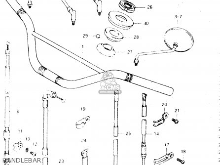 HANDLEBAR - DR250S 1983 (D)